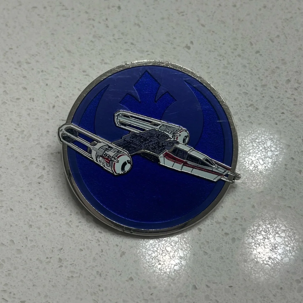 Blue and Silver Star Wars Pin